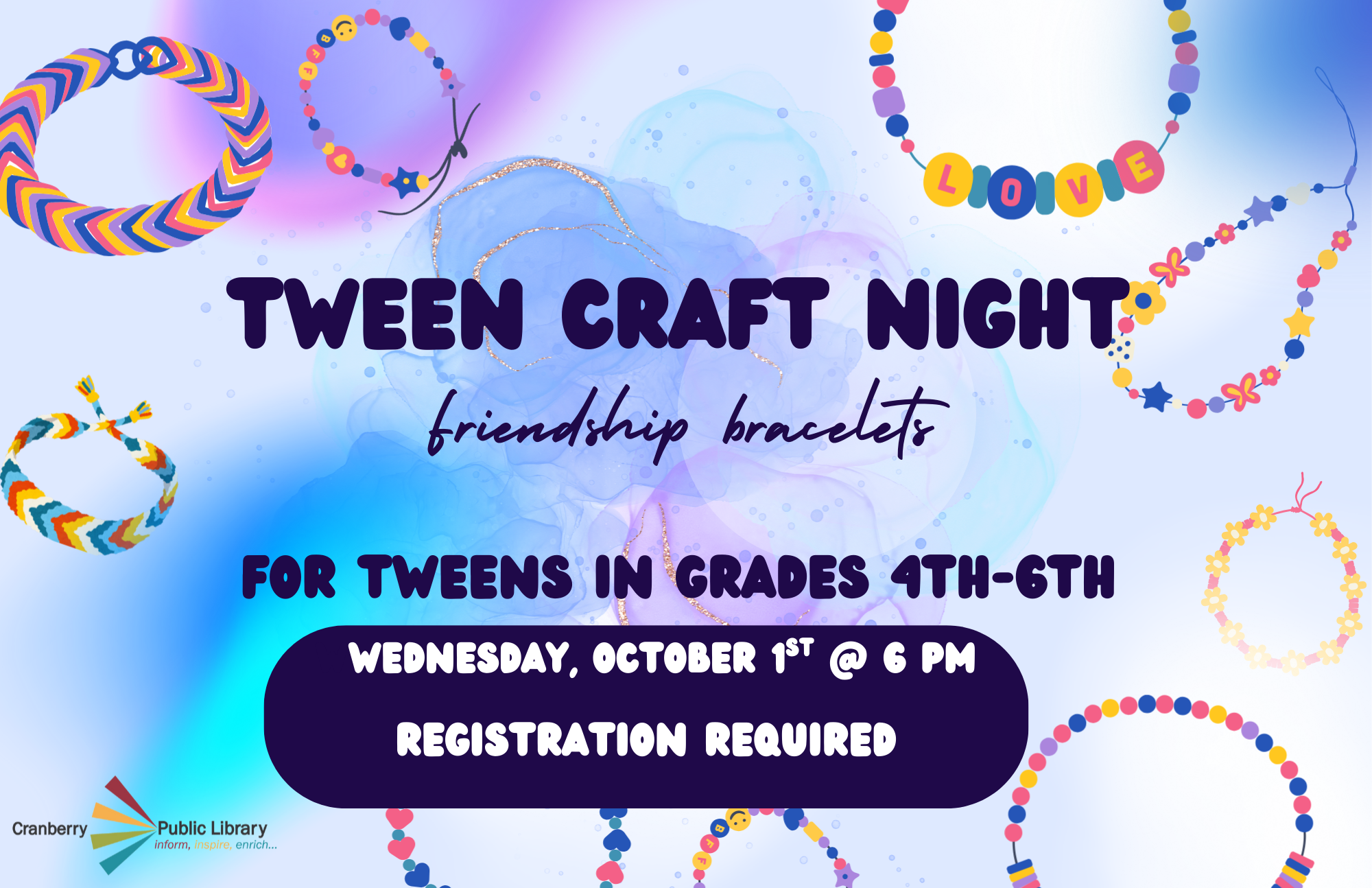 Fall 2025 Tween Craft Night