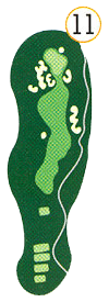 Hole 11 map